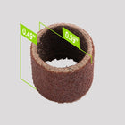 0.49 x 0.59 inches diameter of FURminator Nail Grinder Replacement Bands