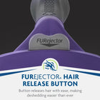 Furejector Hair Release Button releases hair with ease