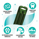 *Clinically proven postbiotic
*Unique shape & filling
*Vet-reviewed & expert formulated
*Clean ingredients dogs love
*Works below the surface 