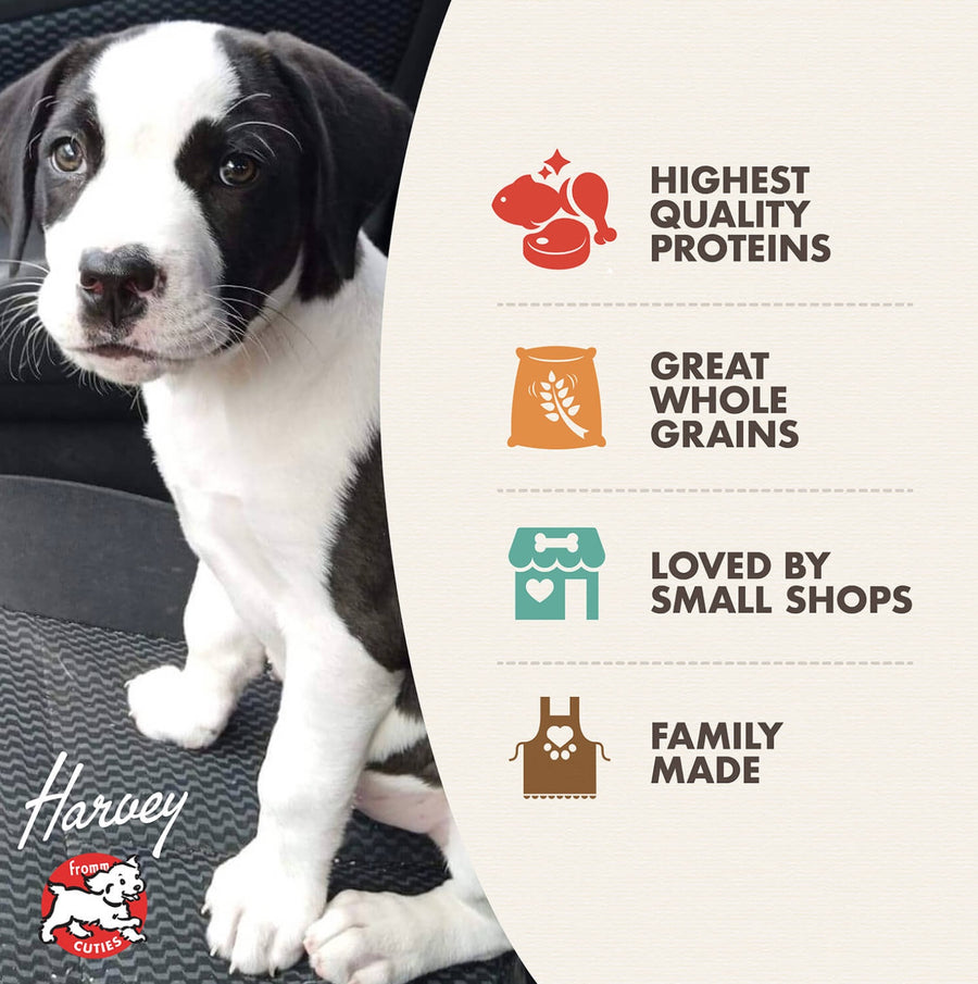 * Highest Quality Proteins
* Great Whole Grains
* Loved by Small Shops
* Family Made