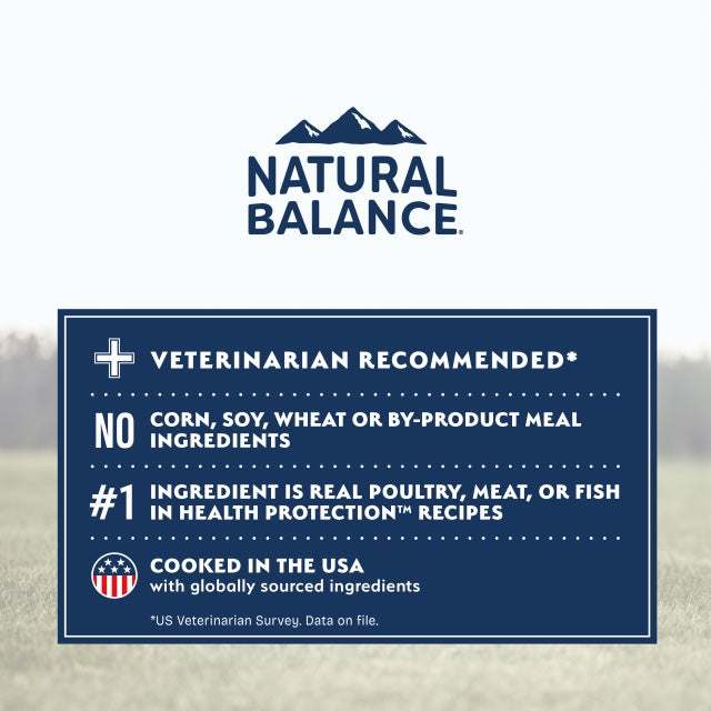 * Veterinarian Recommended
* No corn, soy, wheat, or by-product meal ingredients
* #1 Ingredient is real Poultry, Meat, or Fish in Health Protection Recipes
* Cooked in the USA with globally sourced ingredients