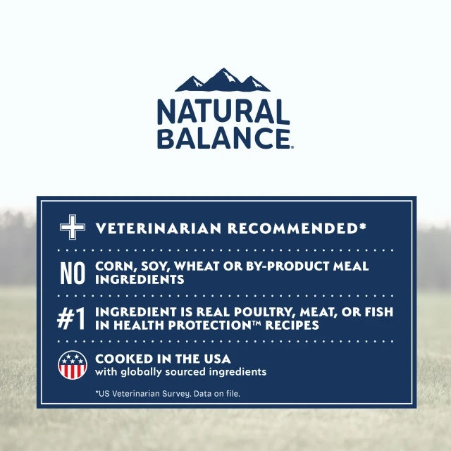 * Veterinarian Recommended
* No corn, soy, wheat, or by-product meal ingredients
* #1 Ingredient is real Poultry, Meat, or Fish in Health Protection Recipes
* Cooked in the USA with globally sourced ingredients