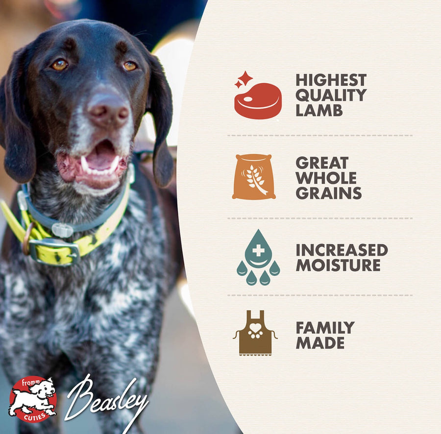 * Highest Quality Lamb
* Great Whole Grains
* Increased Moisture
* Family Made