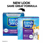 Front panel of product boxes. Arrow to demonstrate updated product look. New look same great formula. Packaging may vary.