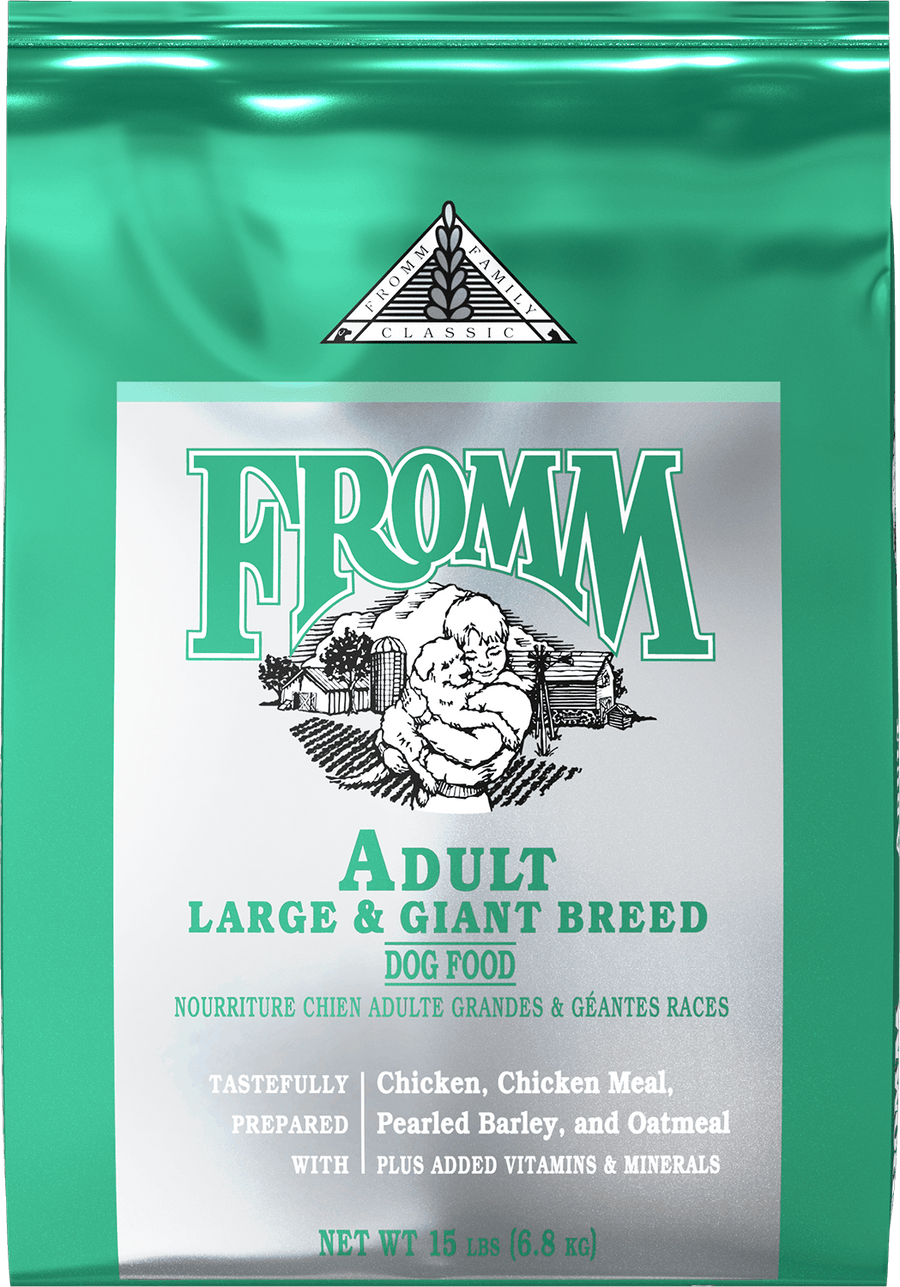 Fromm Classic Adult Large & Giant Breed Dry Dog Food front of bag.