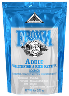Fromm Classic Adult Whitefish & Rice Recipe front of bag.