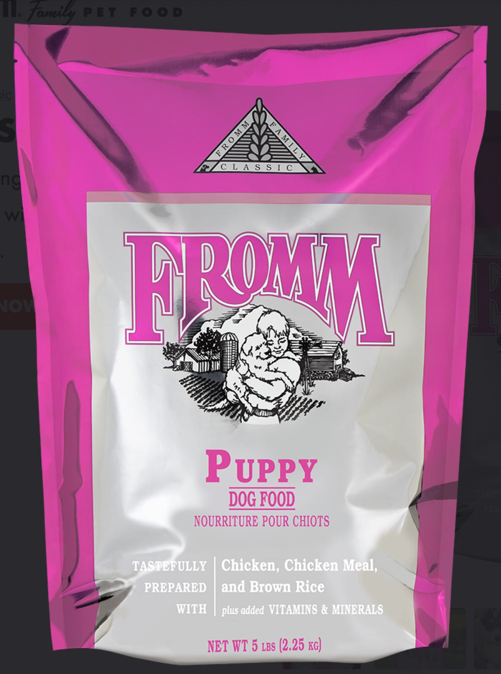 Fromm Classics Puppy Dry Dog Food.