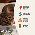 Highest Quality Turkey, Increased moisture, family made for all breeds & ages are benefits of Fromm
