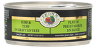 Front can of Fromm Four-Star Nutritionals Surf & Turf in Gravy Entree Canned Cat Food 5.5oz