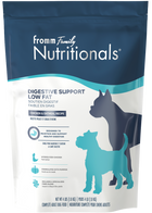 Fromm Nutritionals Digestive Support Low Fat Chicken & Oatmeal Recipe front of bag. 