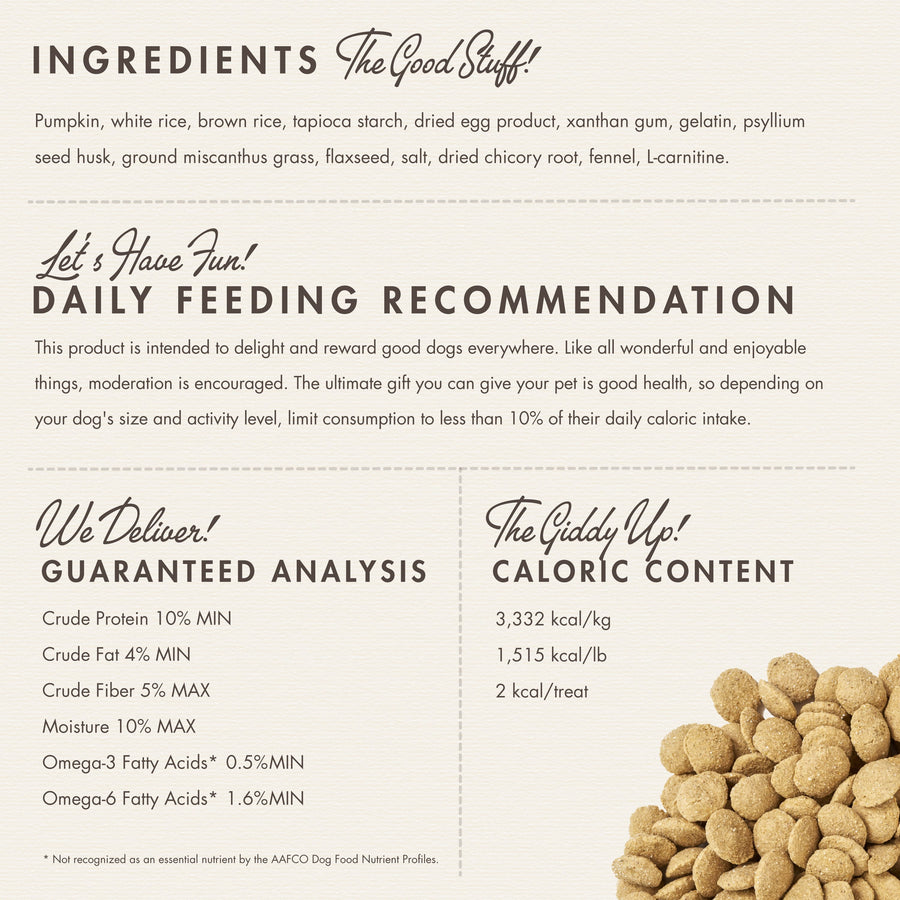 Fromm Nutritionals Dog Treats Ingredients, feeding reco, analysis and caloric content