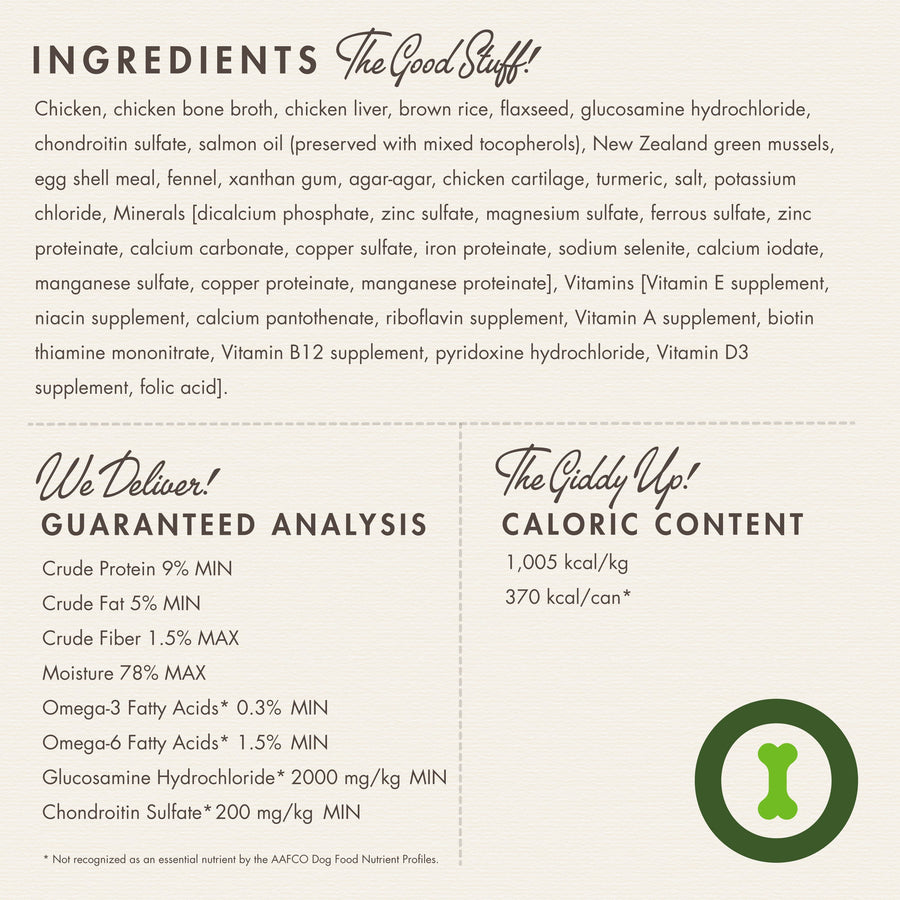 Fromm Nutritionals Pate Canned Dog Food  Ingredients, Feeding Reccom analysis and caloric content