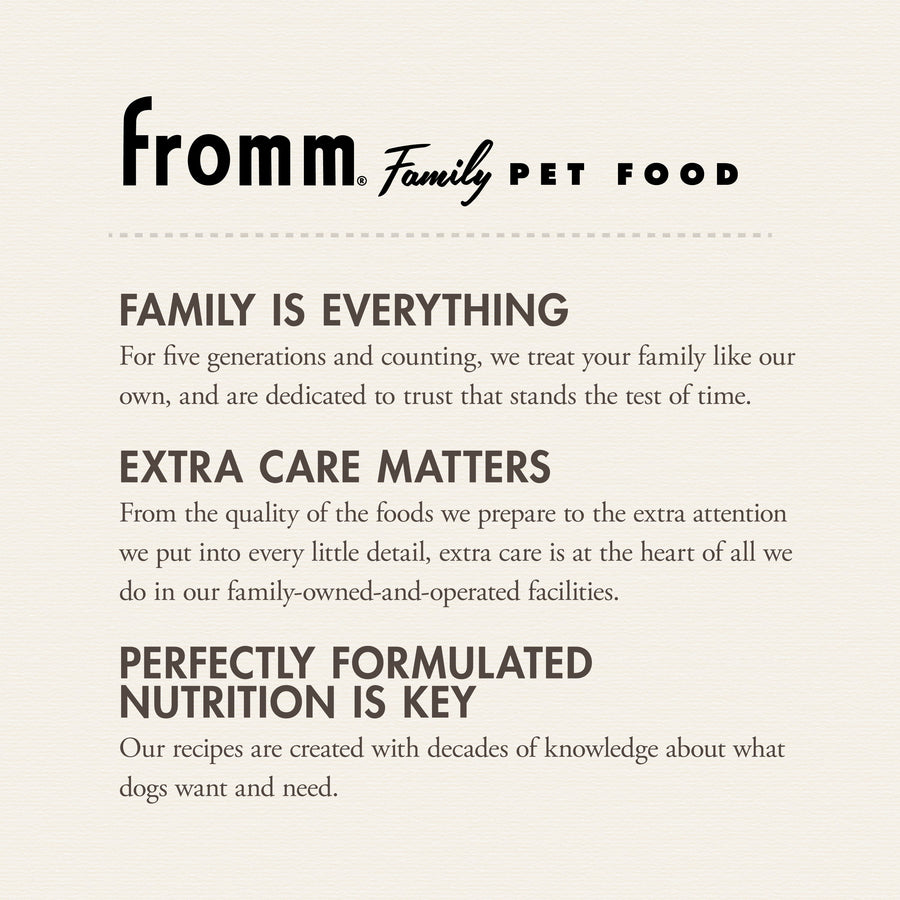 *Family is everything
*Extra care matters
*Perfectly formulated nutrition is key