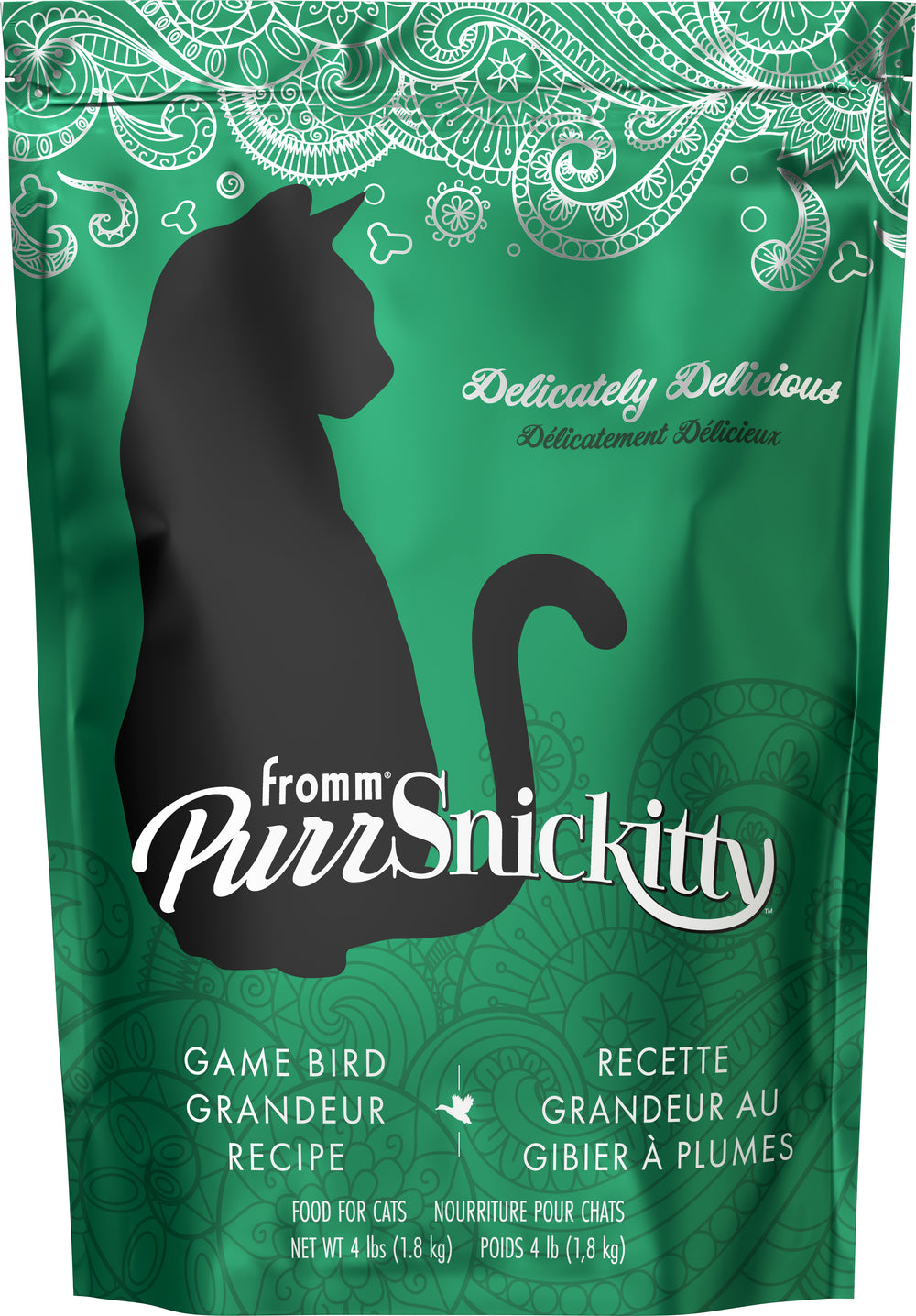 Fromm PurrSnickitty Game Bird Grandeur Cat food Front of Bag