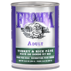 Fromm Family Classic Turkey & Rice Pate Canned Dog 12.5 oz front of can