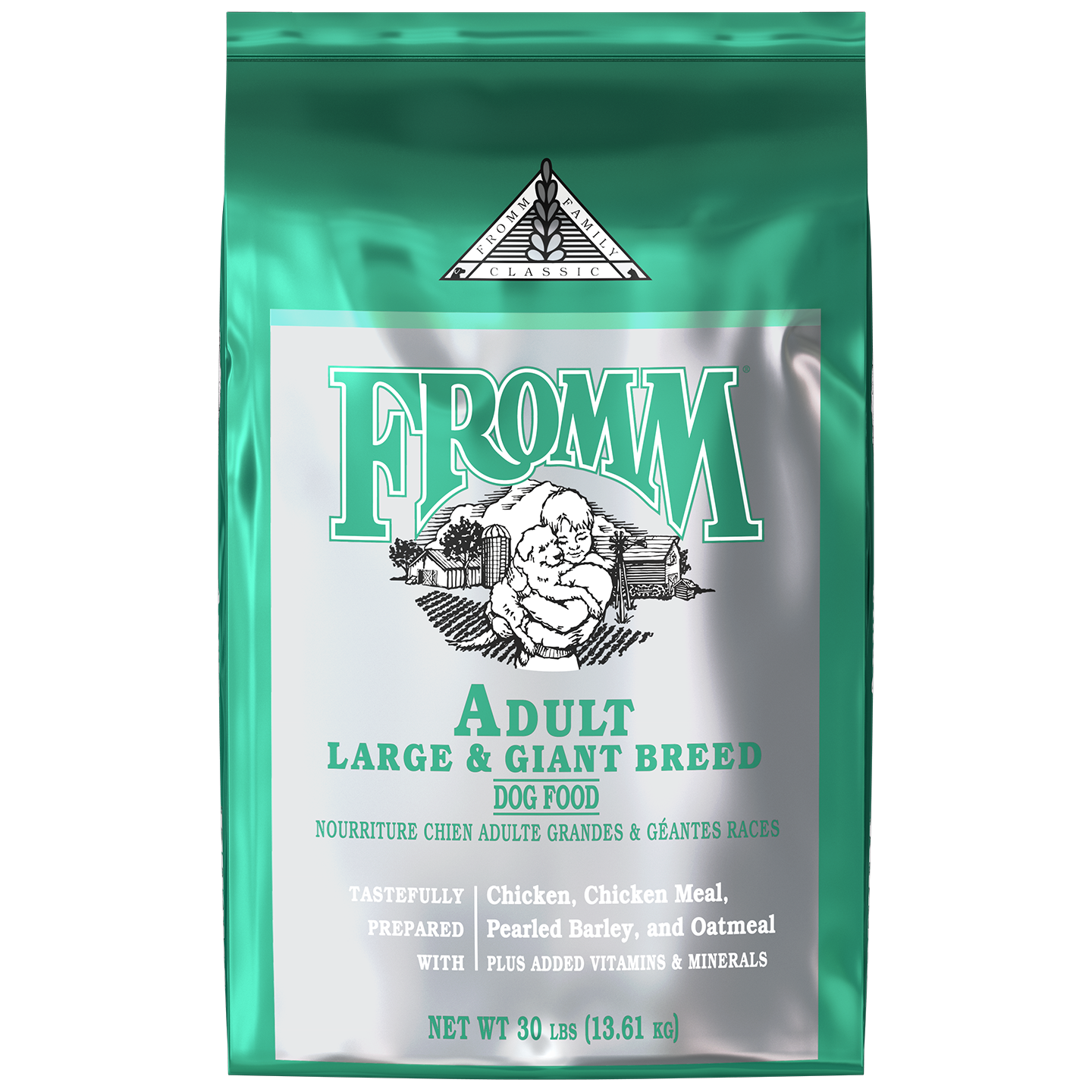 Fromm Classic Adult Large & Giant Breed Dry Dog Food 30lbs Front of Bag