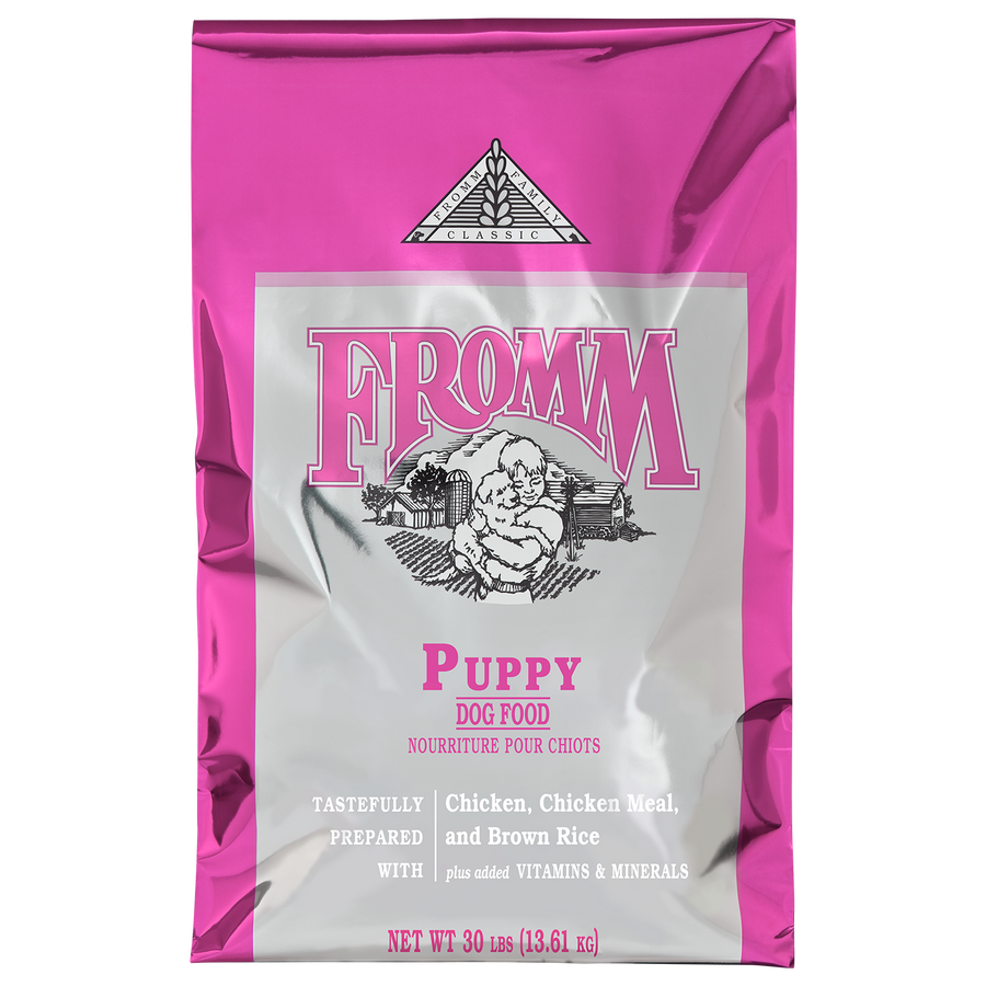 Fromm Classics Puppy Dry Dog Food 30 lbs front of bag