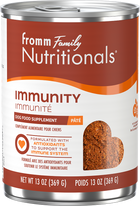 Fromm Nutritionals Immunity Supplement Pate Canned Dog Food 13oz Can Front