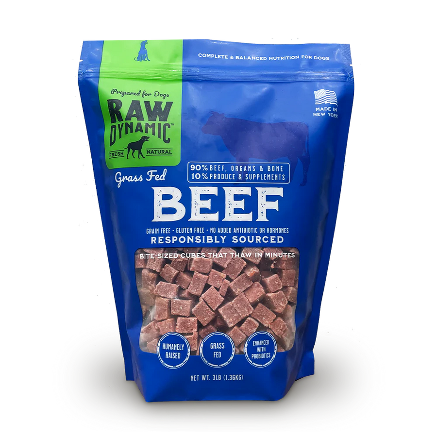 Raw Dynamic Frozen Beef Dog Food