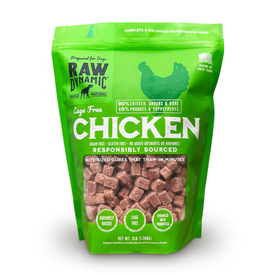 Raw Dynamic Frozen Chicken Dog Food