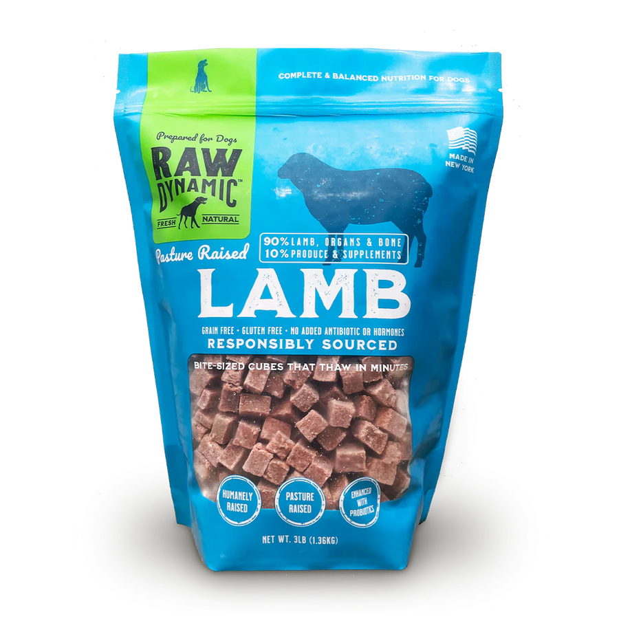 Raw Dynamic Frozen Lamb Dog Food