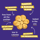 *No Artificial Flavors
*Pumpkin & Banana Flavor
*No Soy, Corn or Wheat
*No Colors or Preservatives