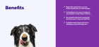 *Made with superfoods, our oven-baked dog biscuits are both healthy...
*CalorieSmart is our way of saying we use pumpkin to help reduce calories...
*Our pumpkin dog treats smell great.
Seriously, open a bag and smelt the...
*Fruitables baked dog treats have a satisfying crunch that dogs love.