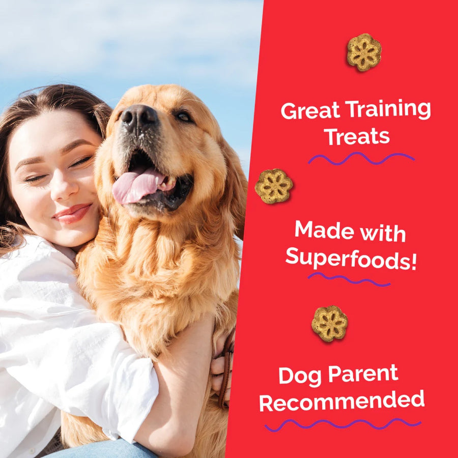 *Great Training Treats
*Made with Superfoods!
*Dog Parent Recommended