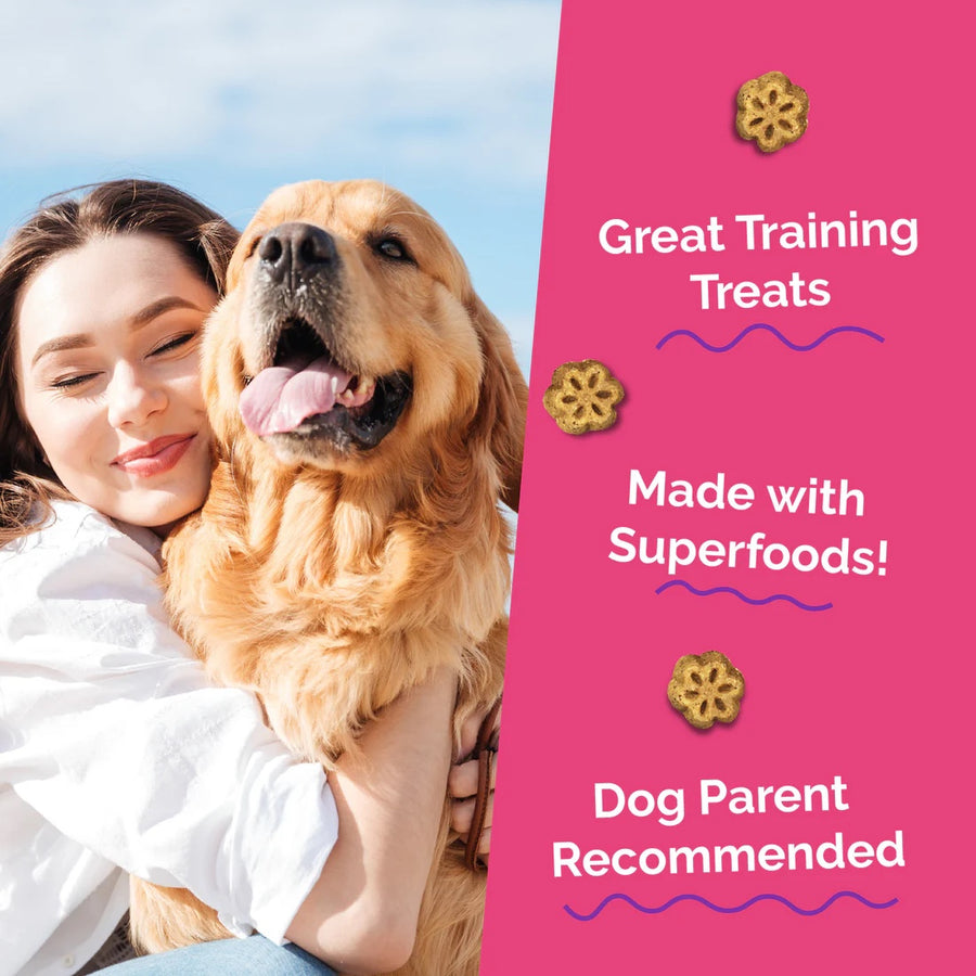*Great Training Treats
*Made with Superfoods!
*Dog Parent Recommended