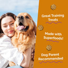 *Great Training Treats
*Made with Superfoods!
*Dog Parent Recommended