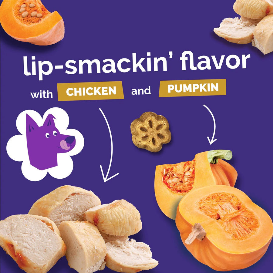 Lip-smackin' flavor with Chicken and Pumpkin.