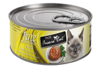 Fussie Cat Fine Dining Pate Chicken & Lamb Cat Food Can 80g, Front Can