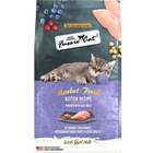 Fussie Cat Market Fresh Grain Free Chicken with Goat Milk Dry Kitten Food front of bag. 