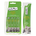 Front Packaging of Fussie Cat Puree Chicken & Duck in Goat Milk Puree Cat Treat