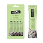 Fussie Cat Puree Tuna & Shrimp Cat Treat 2oz Front 0.5oz, Front Packaging