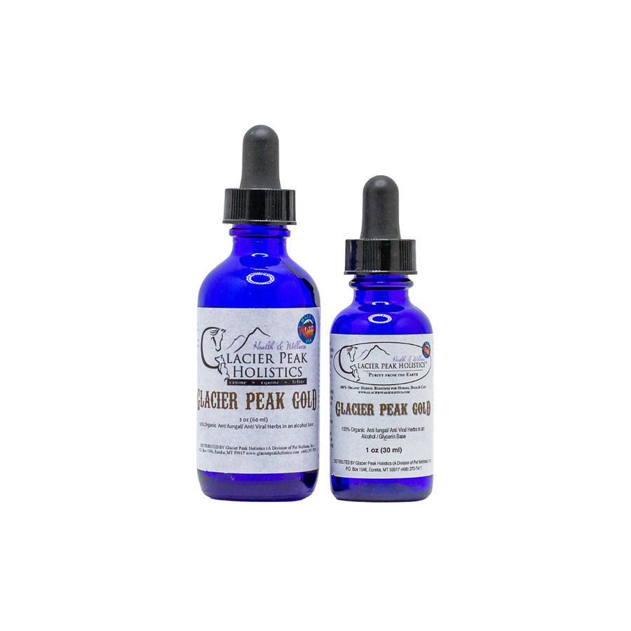 Glacier Peak Gold Herbal Support for Yeast Defense Tincture For All Pets