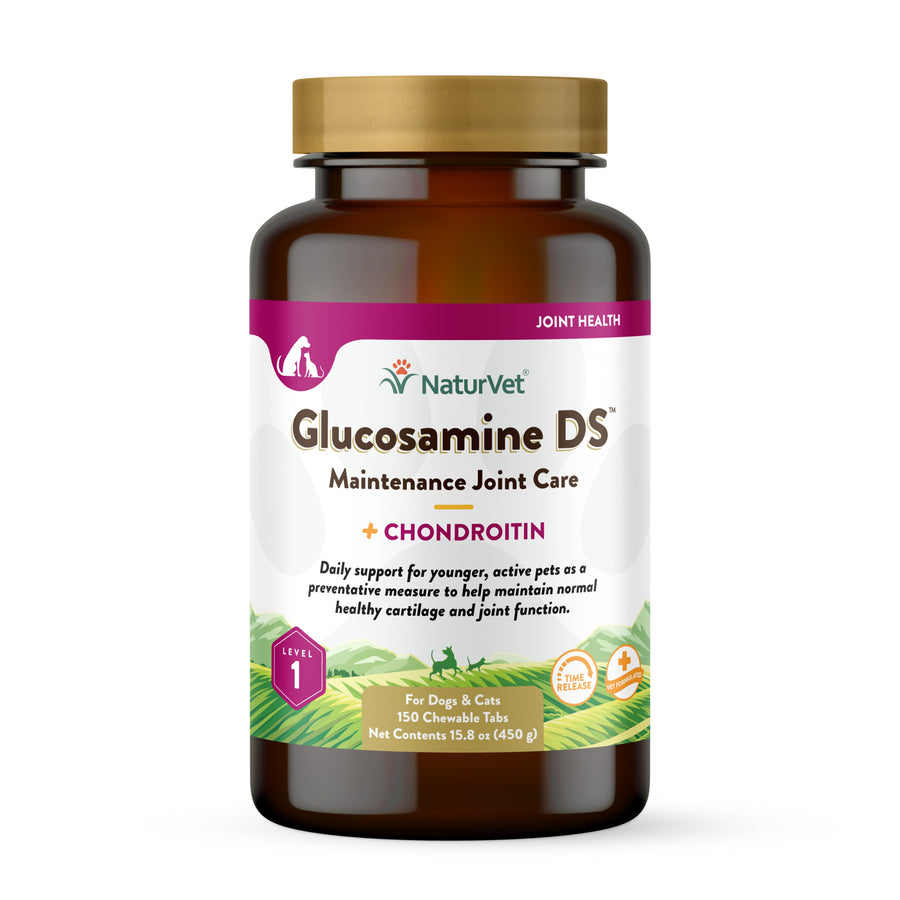 NaturVet Glucosamine DS Level 1 Chewable Tablets