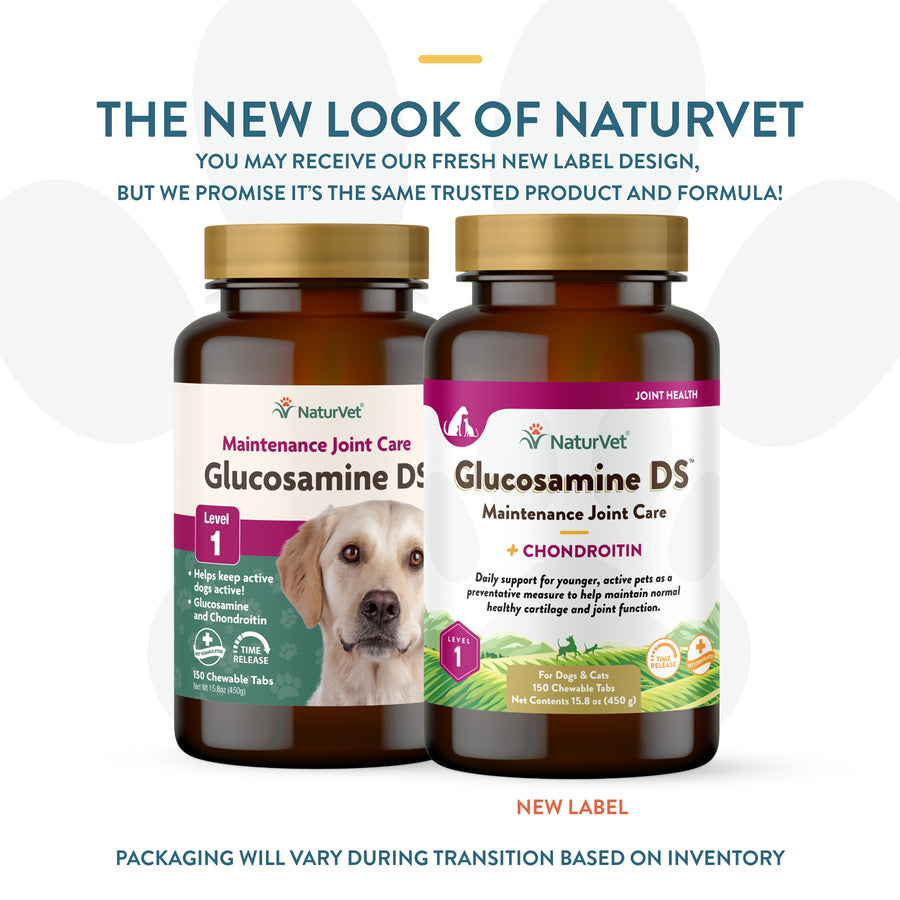 NaturVet Glucosamine DS Level 1 Chewable Tablets