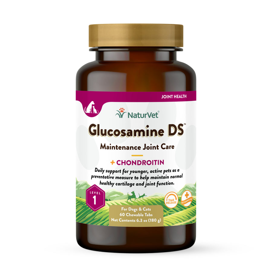 NaturVet Glucosamine DS Level 1 Chewable Tablets