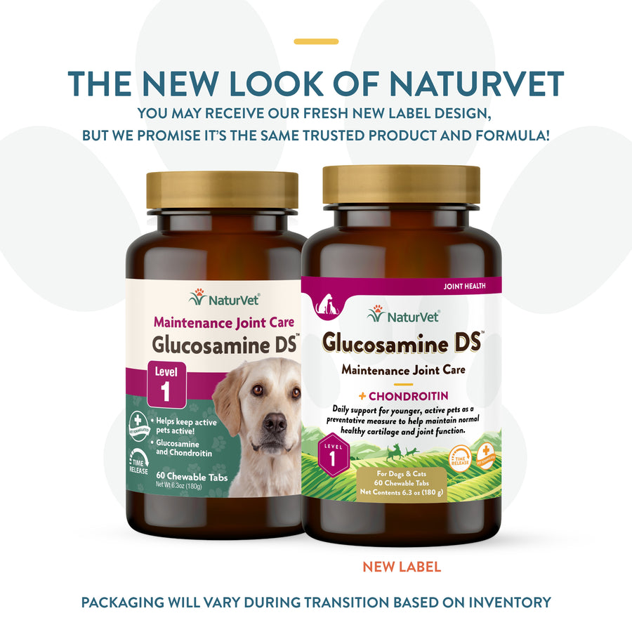 NaturVet Glucosamine DS Level 1 Chewable Tablets