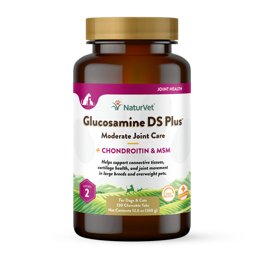 NaturVet Glucosamine DS Plus Level 2 Chewable Tablets