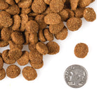 A size for every dog. Kibble approximately 2/3rds size of a dime.