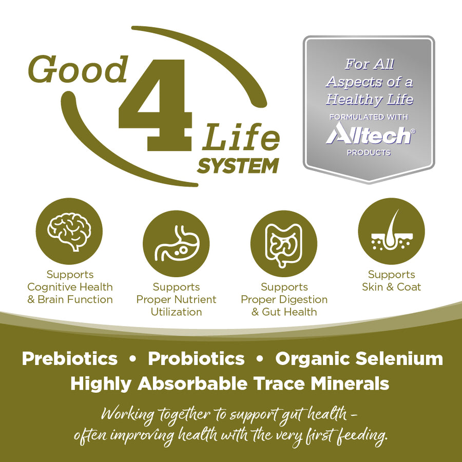 Working together to support gut health- often improving health with the very first feeding.