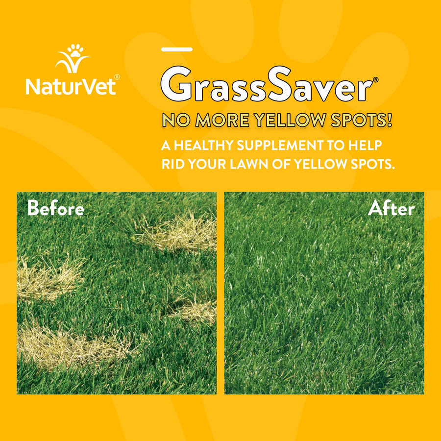 NaturVet GrassSaver Biscuits Tasty Peanut Butter for Dogs