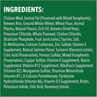 Greenies SmartBites Healthy Skin & Fur Natural Salmon Cat Treats 4.6oz, Ingredients list