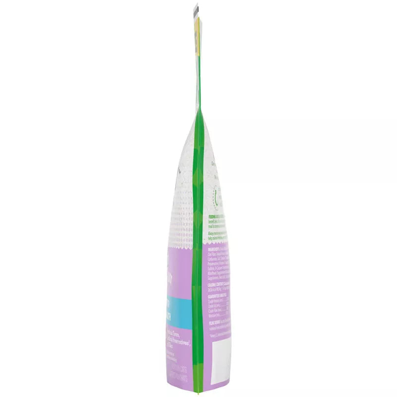 Side View of Greenies Succulent Shrimp Dental Cat Treats Pouch