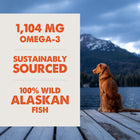 Features of Grizzly Wild Alaskan Salmon Oil Plus Dog Food Supplement