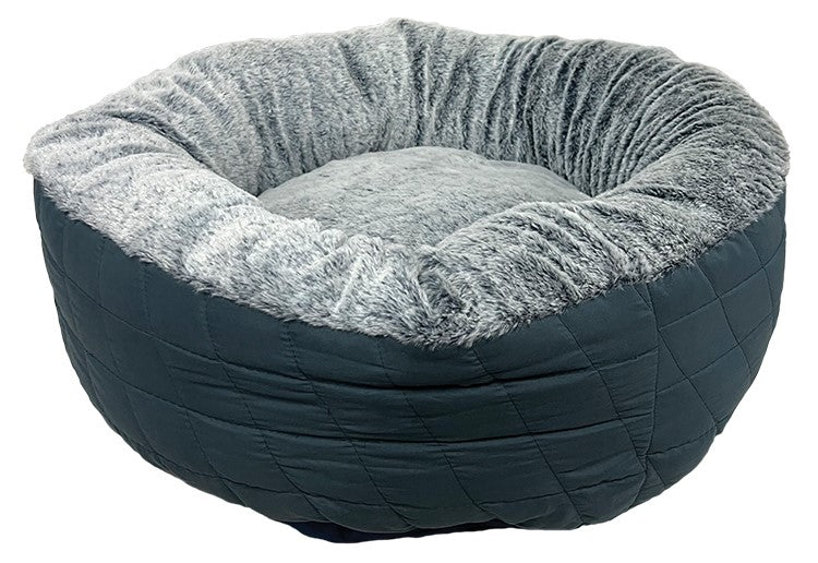 Happy Tails Donut Cuddler Dog Bed, 24" x 24"