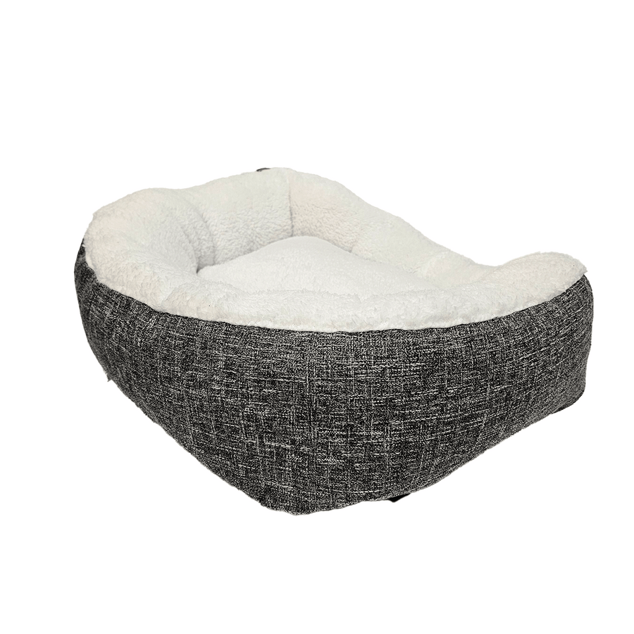 Happy Tails Donut Cuddler Dog Bed, 21" x 17"