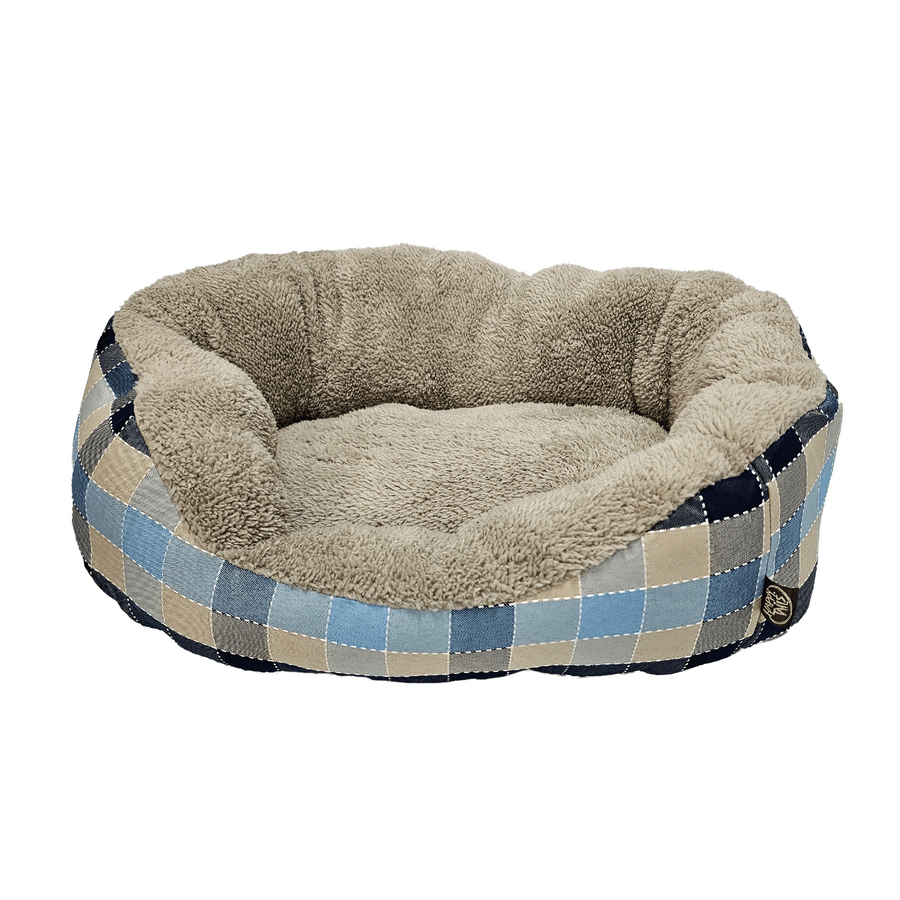 Happy Tails Donut Cuddler Dog Bed, 21" x 17"